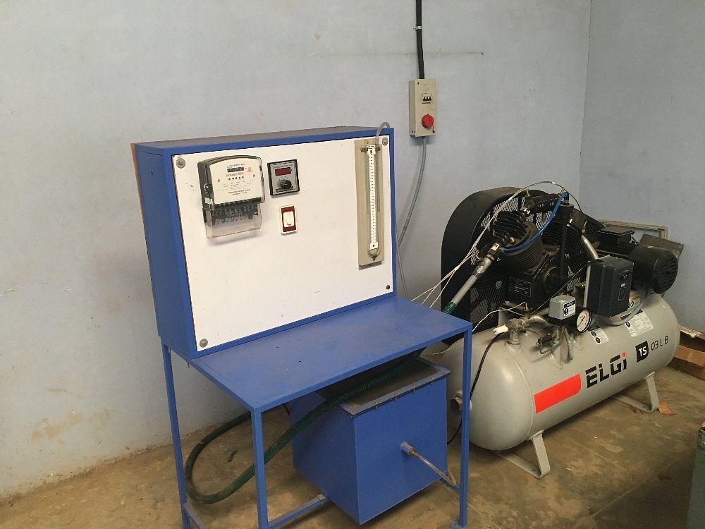 0-20 cfm 5 HP Air Compressor Test Rig, For College Laboratory, Warranty: 12 months