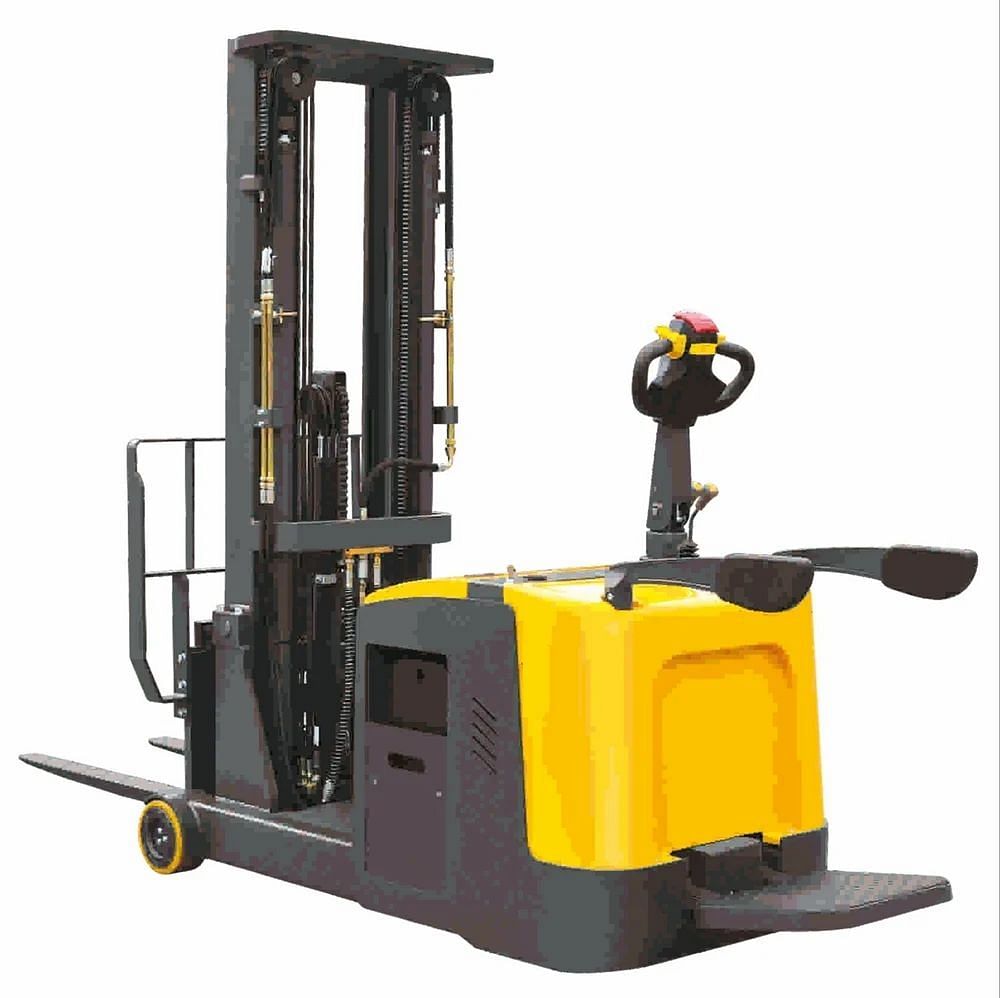 0.5 Ton Mild Steel Counter Balance Electric Stacker, For Industrial, 700mm