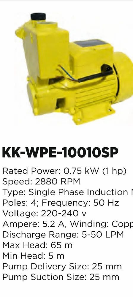 0.75 KW 1 HP Electric Motor, 2800 rpm