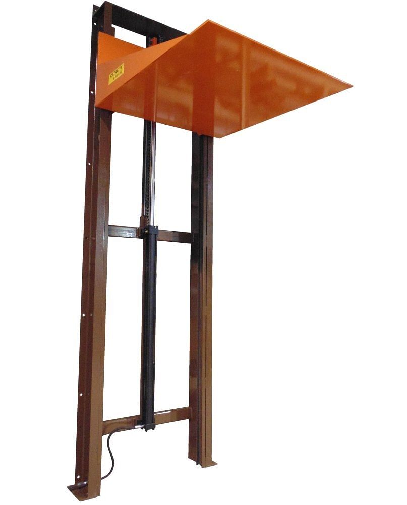 1-2 Hp Mild Steel Wall Mounted Lifts, For Industrial, Capacity: 1-2 ton