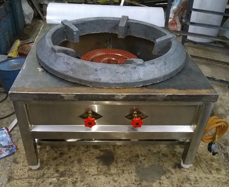 1 Burner Stainless Steel Biryani Stand Bhatti, For Commercial