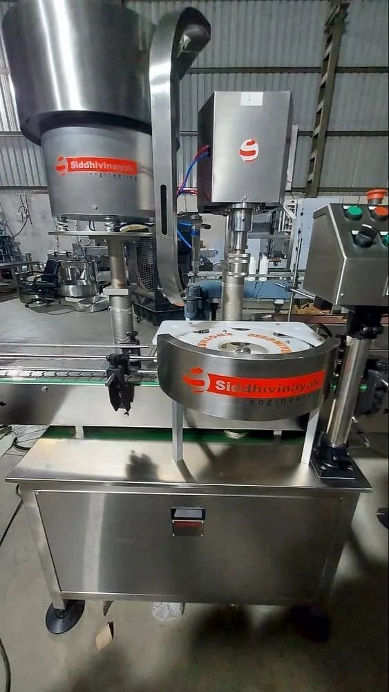 1 Nos. Automatic Single Head Screw Capping Machine, 860 mm To 910 mm, Model Name/Number: SVSC-60