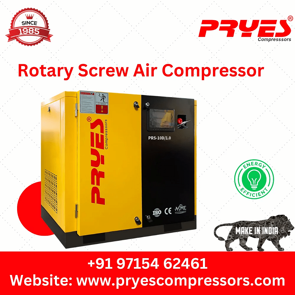 10 HP Used Screw Air Compressor