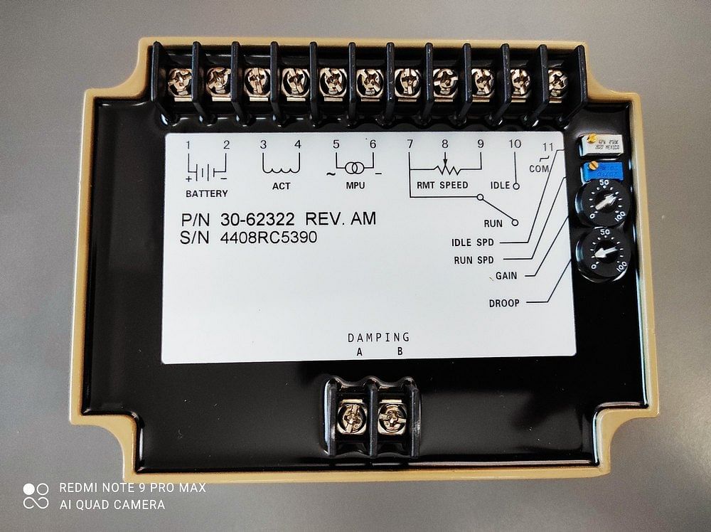 100 kVA GENSET GOVERNING CARD 30-62322