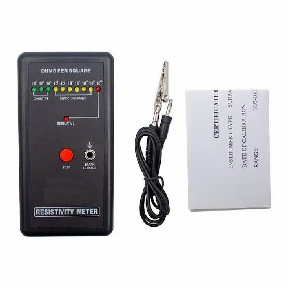 100 V Esd Surface Resistivity Meter With Probe