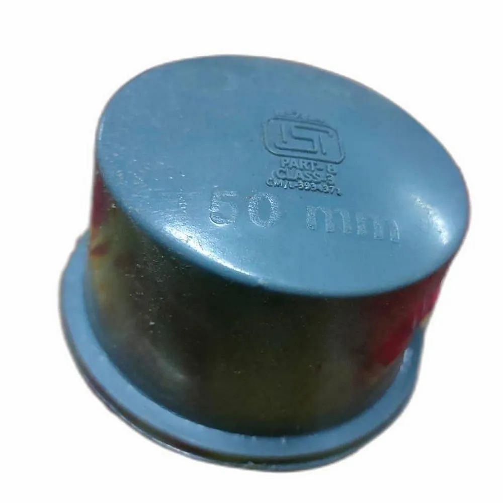 1/2 Inch PVC Agri Plain End Cap, For Pipe Fitting, Size: 50mm