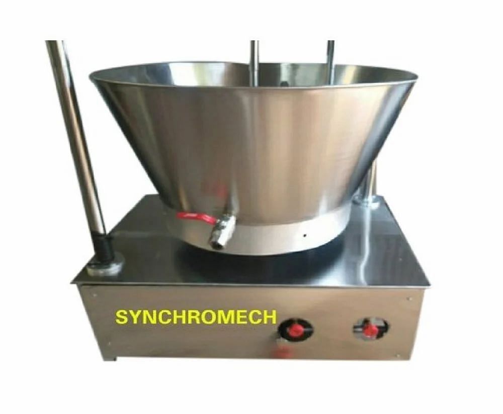 120 Ltr Stainless Steel Semi-Automatic Khawa Mawa Machine