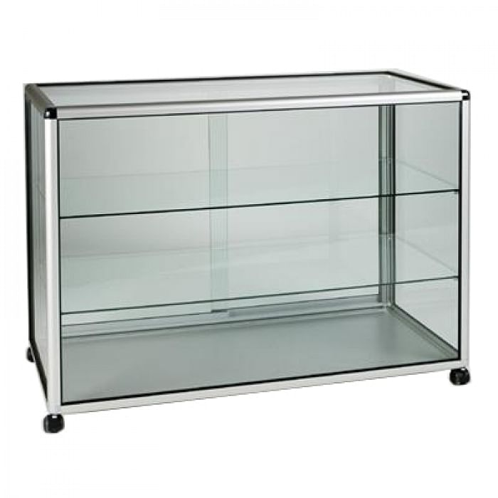 120x60x120 Cm Stainless Steel and Glass Display Counter, 240 Watts X 10 Volt