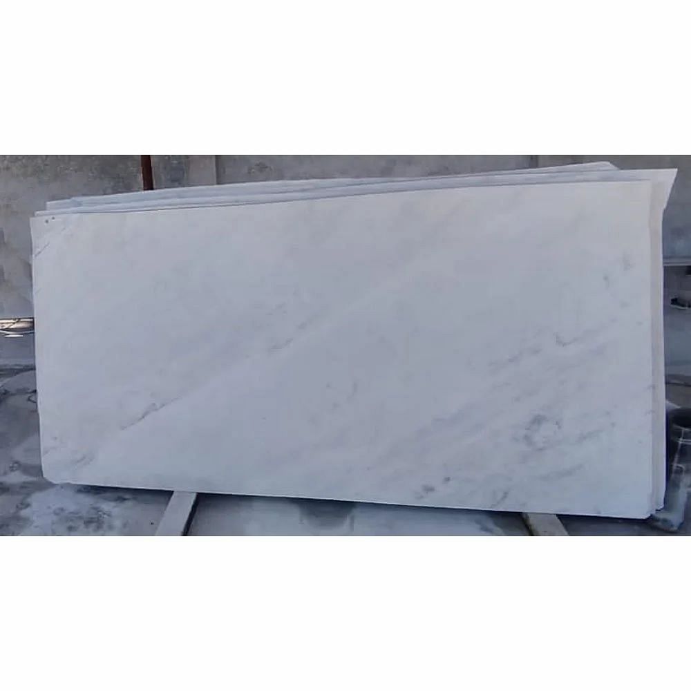 12mm White Marble Slab, For Flooring