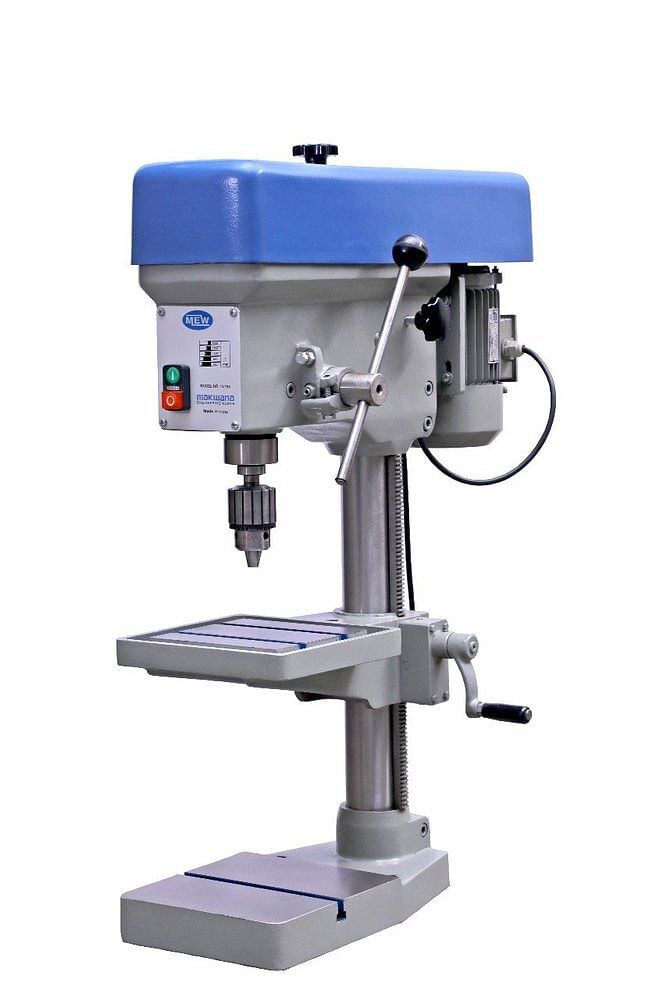 13mm Cap High Speed Pillar Type Drill Machine, Range of Spindle Speed: 480 To 4000, Spindle Travel: 75 mm