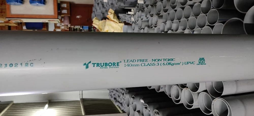 140MM X 6KG/SQCM TRUBORE PVC PIPE, 6 m