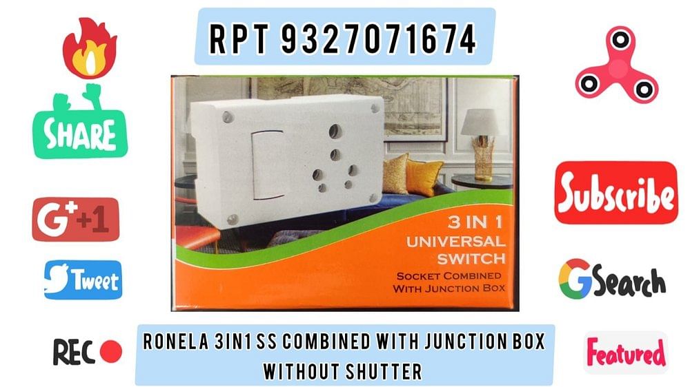 16a Ronela 3in1 Ss Combined With Junction Boxwithout Shutter, Polycarbonate