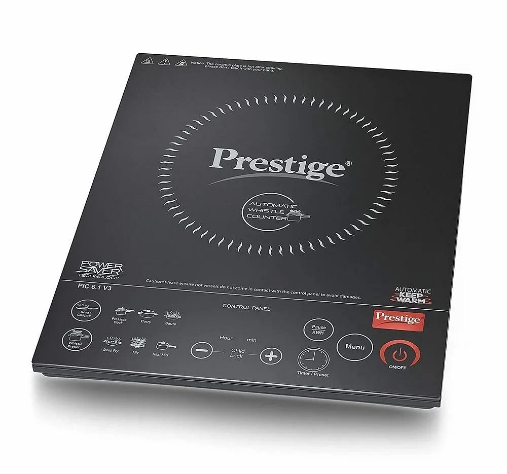 1900w Power Black Induction Cooktop, Model Name/Number: Pic 16.0+, 2 Kgs