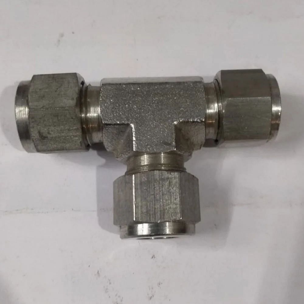 1inch (Diameter) Straight Stainless Steel Hydraulic Tee