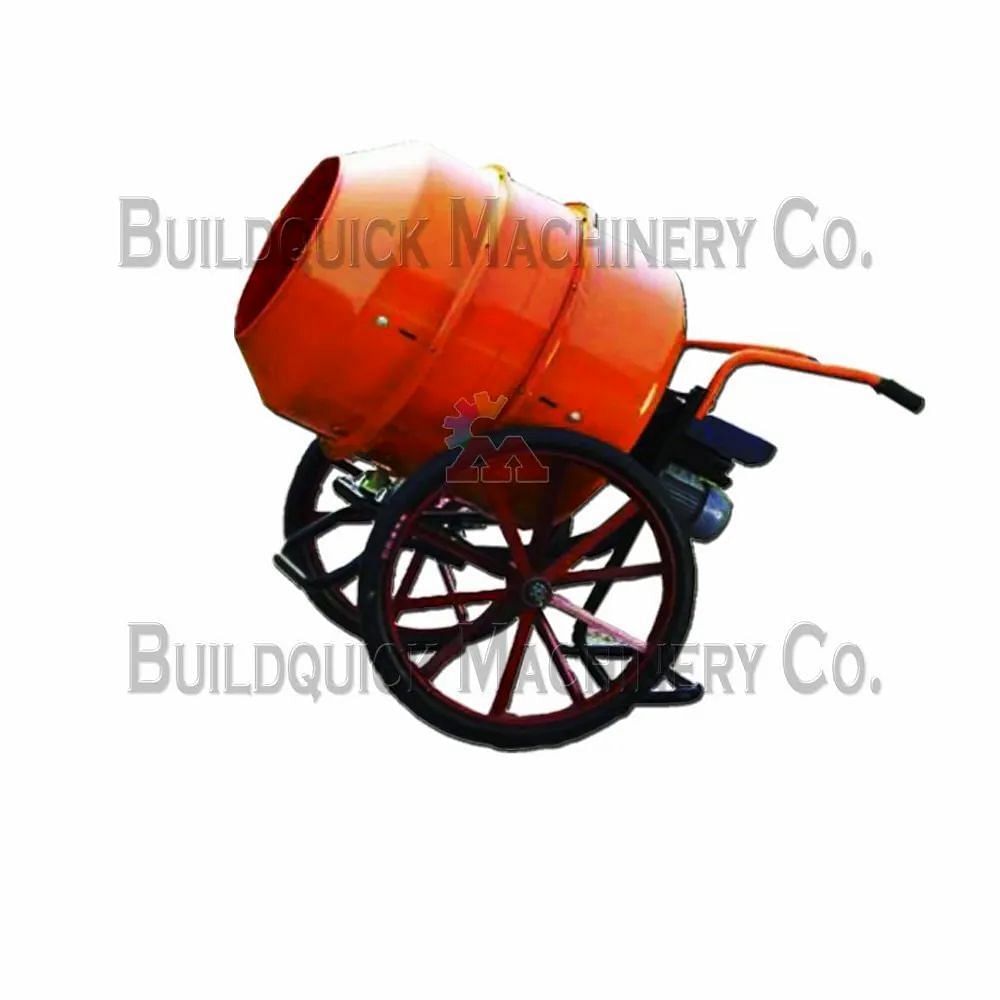 1ph 2hp Motor Electric Concrete Mixer Machine, 240Kg, Capacity: 480 Ltrs