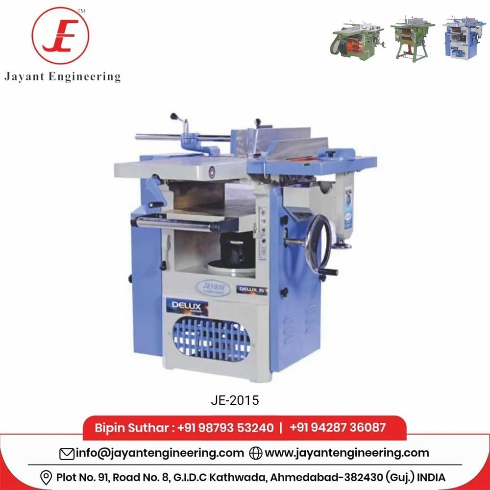 2 Hp, JE-2013 13"" Combine Planner Machine Heavy Duty ( 3 in 1 ), Automation Grade: Semi Automatic