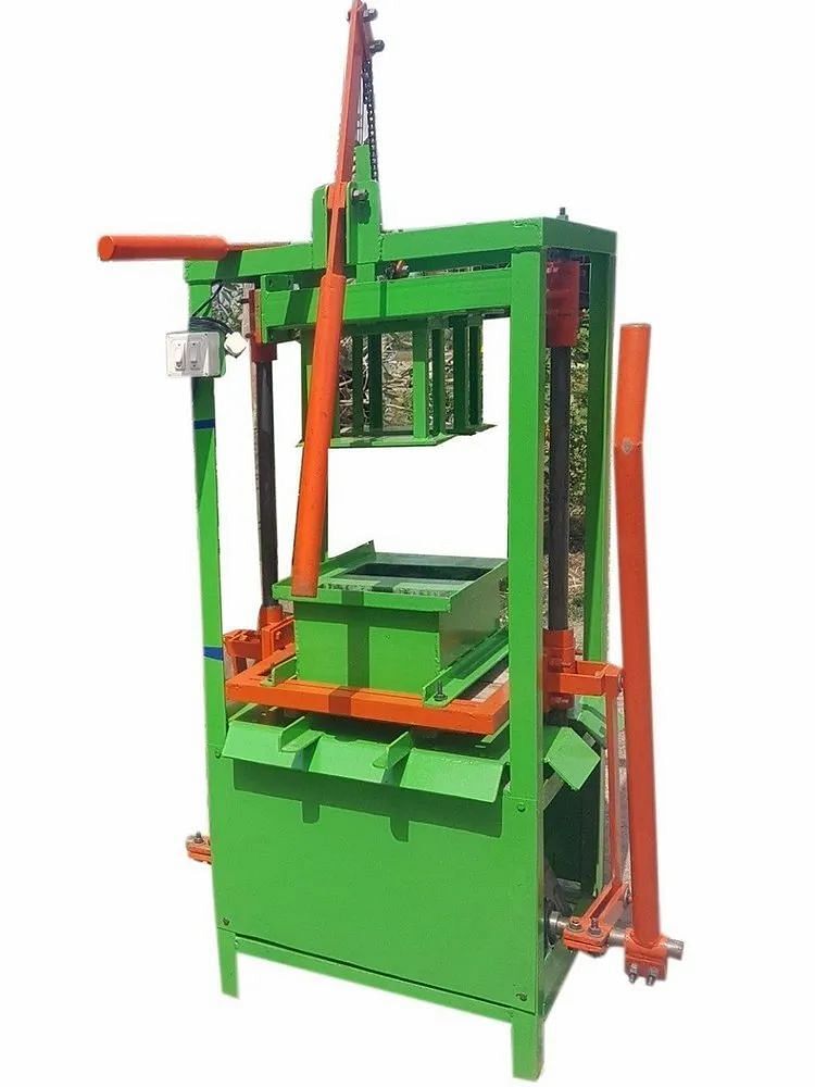 2 hp Mild Steel Concrete Block Making Machine, Automation Grade: Manual