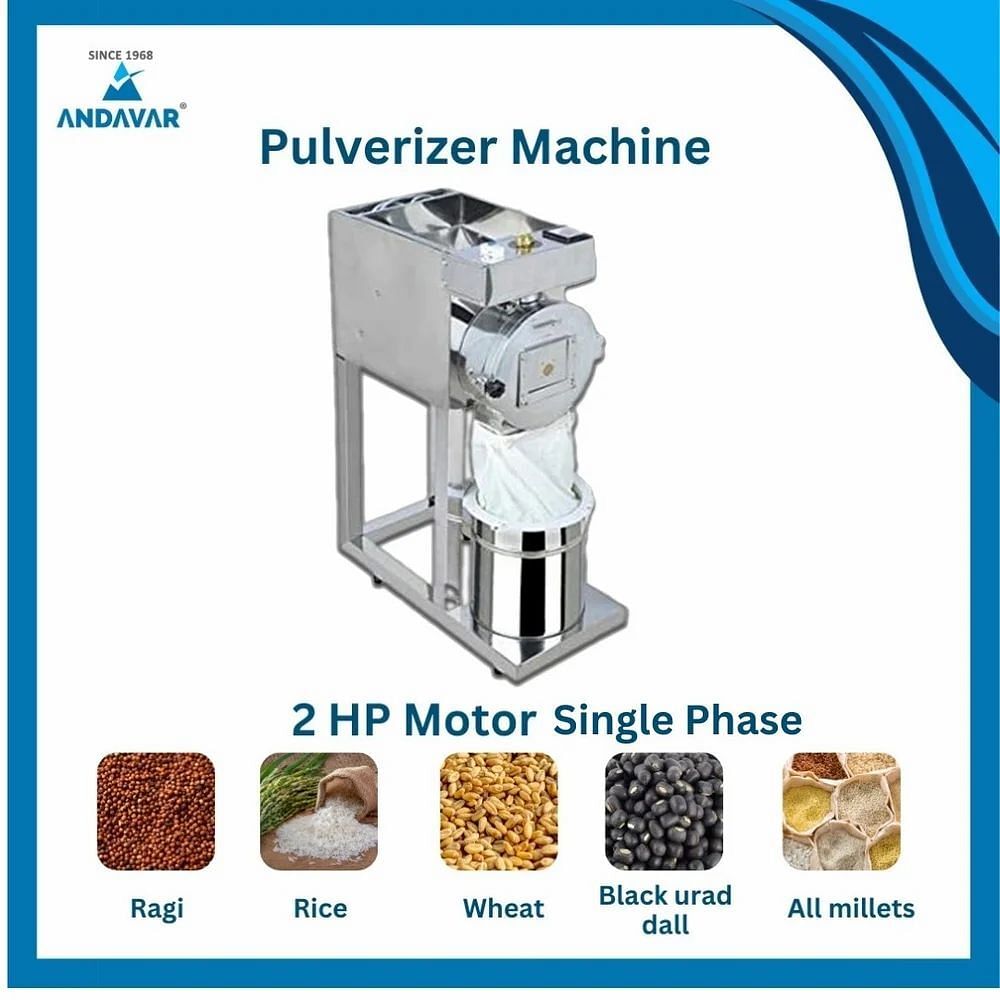 2 Hp Pulveriser Machine