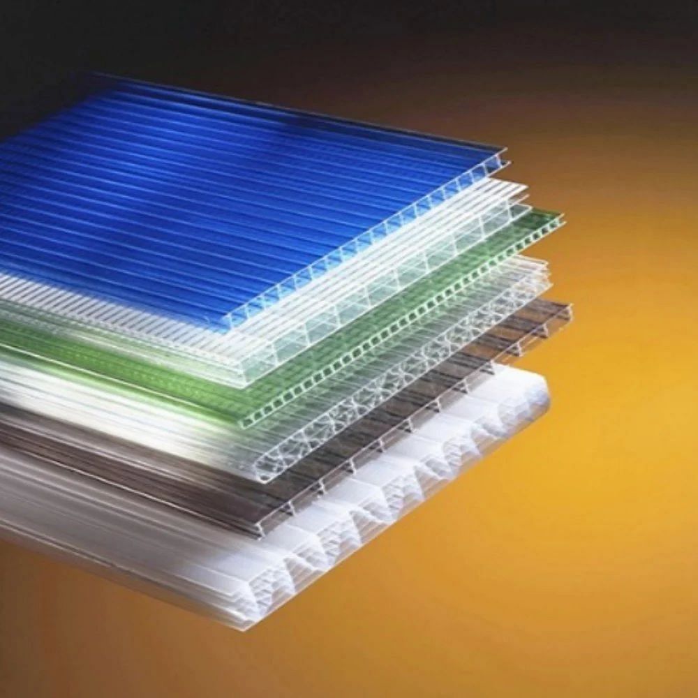 2 mm Multiwall Polycarbonate Sheets, Water Proof, Film Coated