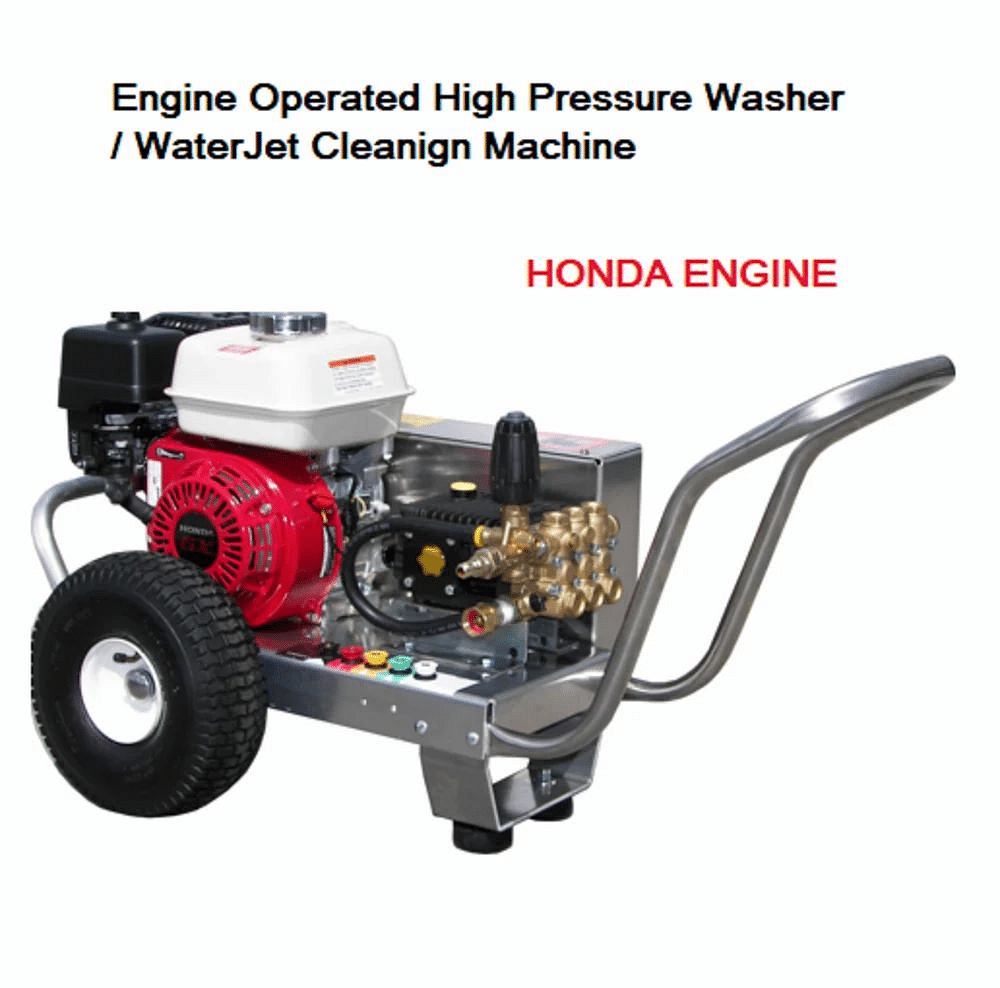 200 Bar Honda Engine High Pressure Water Jetting, 5 HP