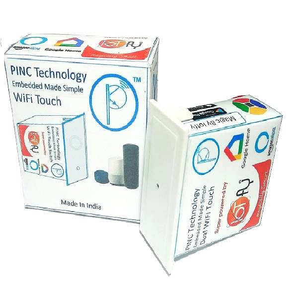 WiFi Touch Dual Smart Switch modular DIY IoT PINC technology Iotfy