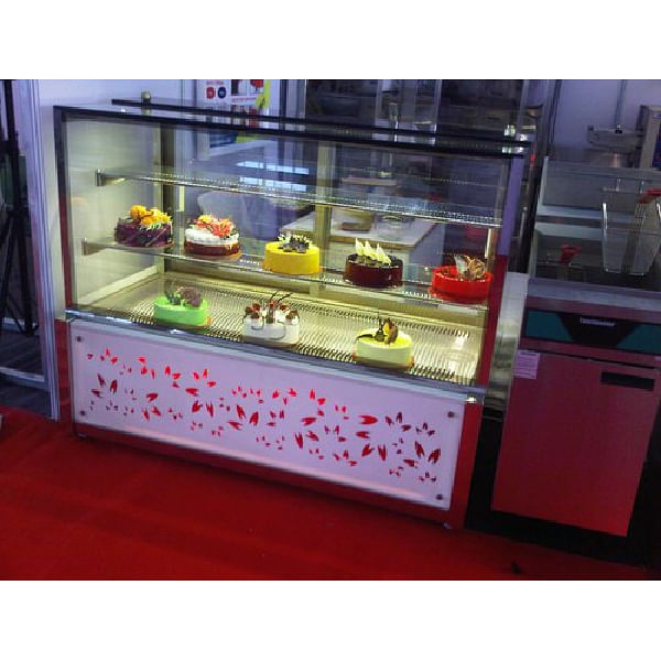 Stainless Steel (Body) Rectangle Sweet Display Counter