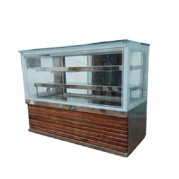 Rectangle Toughened Glass Display Counter