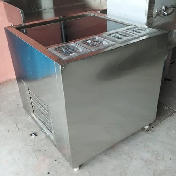 Stainless Steel Cold Stone Ice Cream Machine