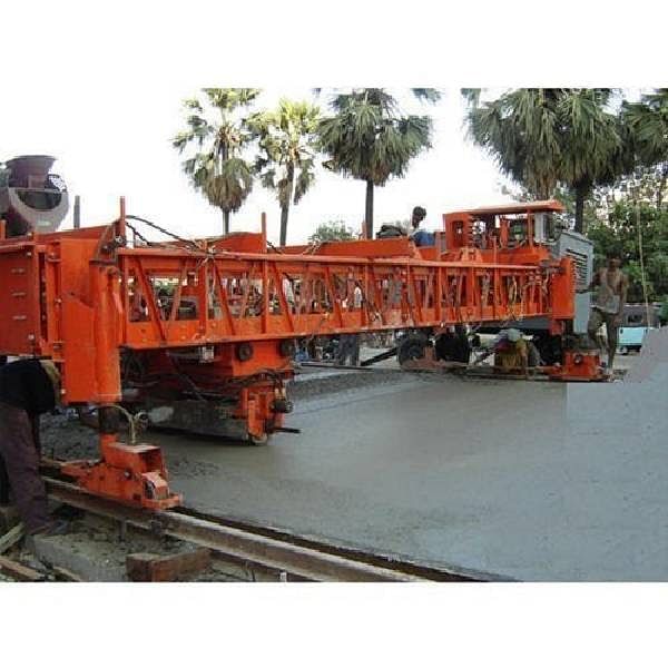 Fixed foam concrete paver machine