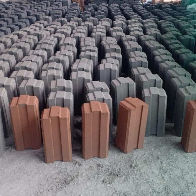 Cement , Sand & FlyAsh Interlocking Wall Blocks