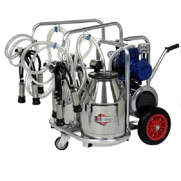 BRK 5/2 Bucket Milking Machines Double Can