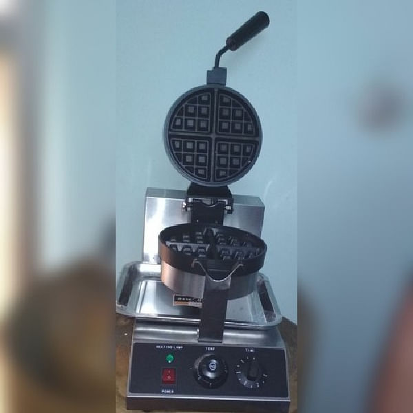 Stainless Steel Rotary Waffle Machine