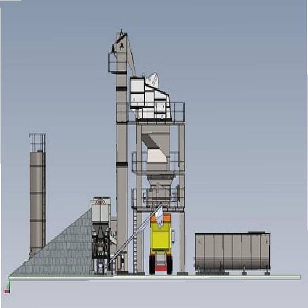 Asphalt Batch Mix Plant With Tower FAB-1300-DM-50