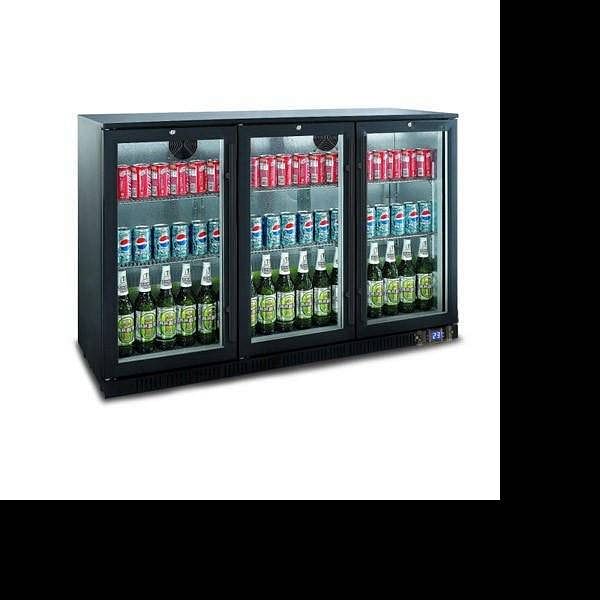 3 Door back bar chiller