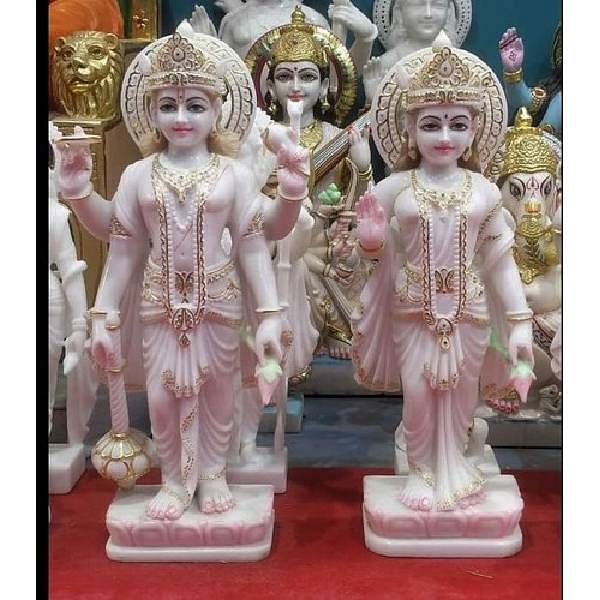 Laxmi Narayan Marble Statue