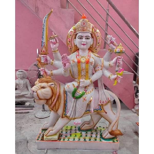 Marble Durga Mata Statues