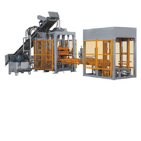 Retaining Block Making Machine With Batching Plant