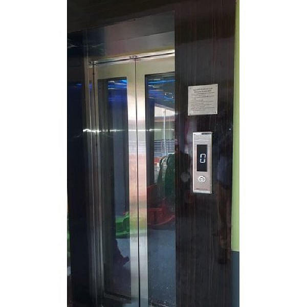 Stainless Steel Center opening Automatic Elevator Door