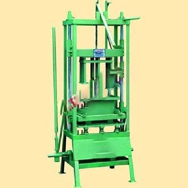 Hand Operated Double Block Making Machine