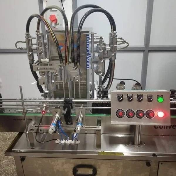 Automatic 4 Head Liquid Filling Machine