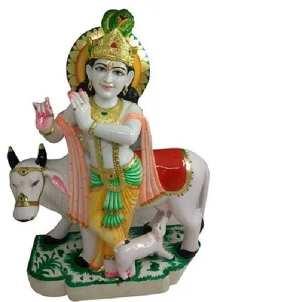 Marble Krishna Statue