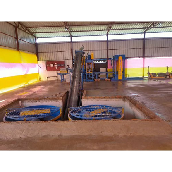 Fly Ash Bricks Fully Automatic Machine Auto Stacker Plant 10 Bricks