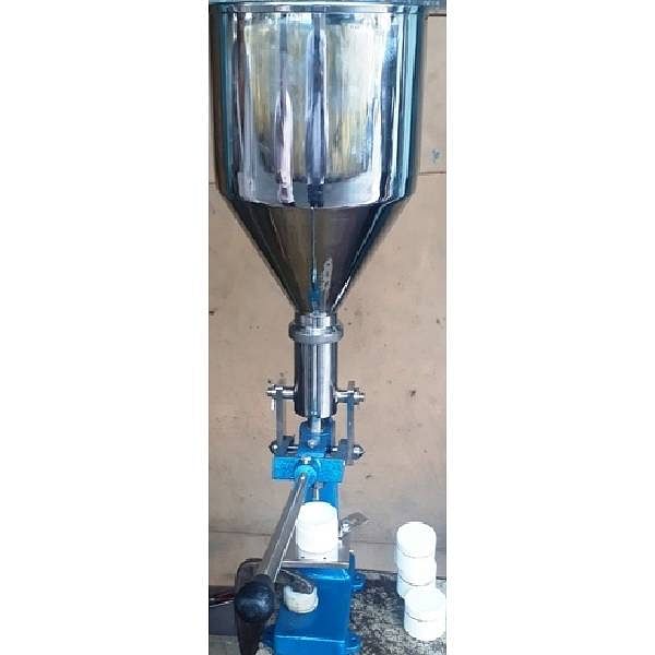 Hand Operated Paste, Ointment, Cream tube Filling Machine