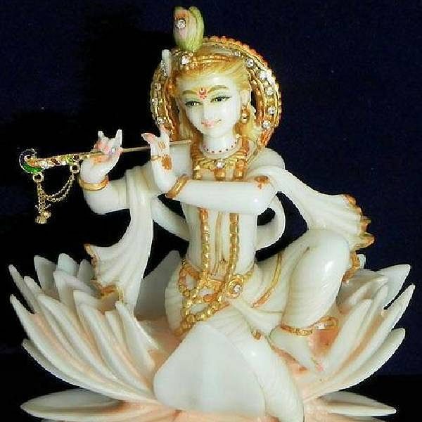 Marble Kirshna Statue