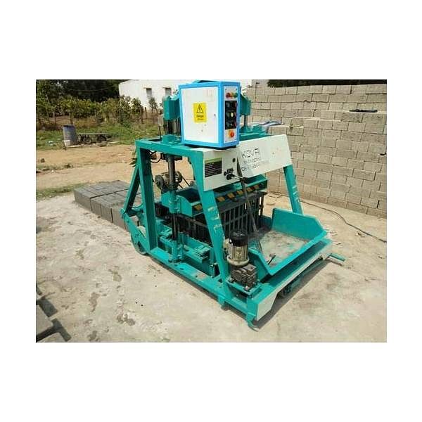 Double Punch Solid Block Making Machine