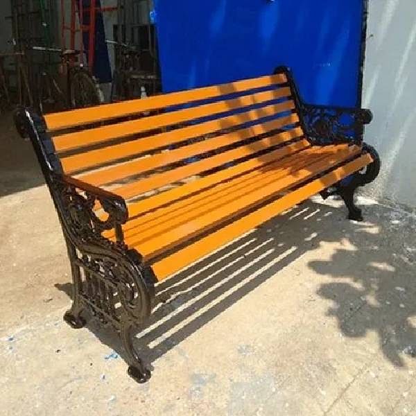 3 Seater Cast Iron Park Bench