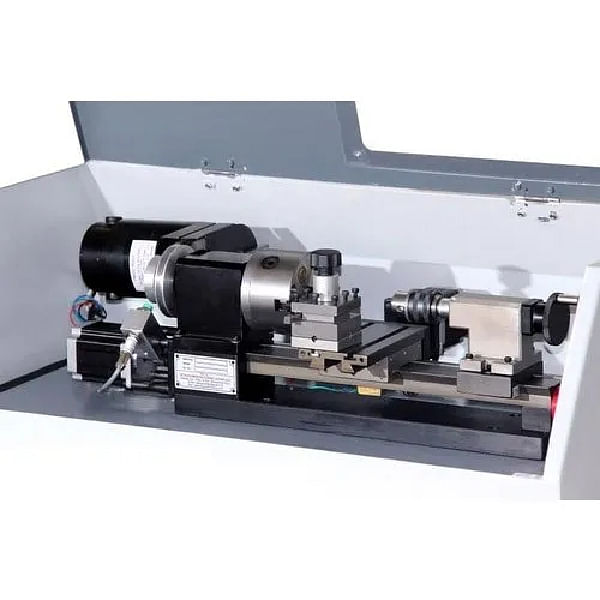 Mild Steel Tabletop CNC Lathe Machine