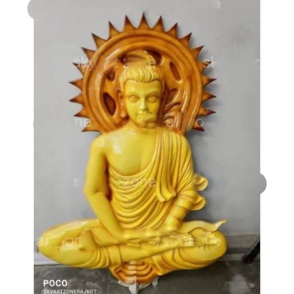 Fiber Buddha Mural Statue