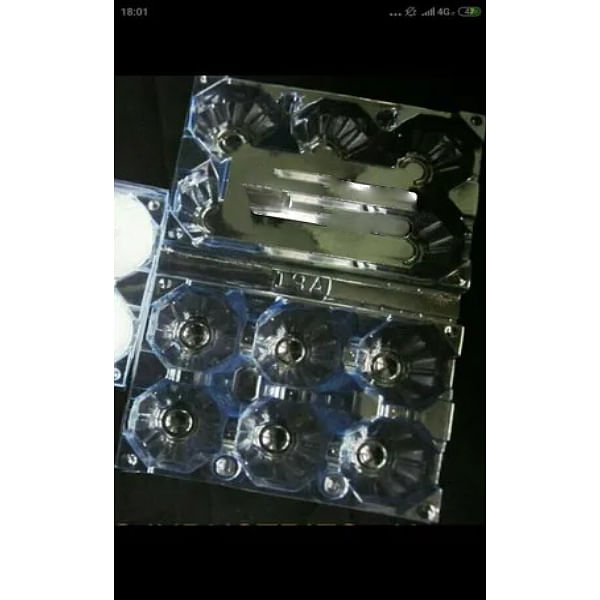 Transparent Plastic 6 Eggs Box