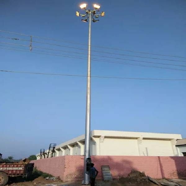 40m GI High Mast Light Pole